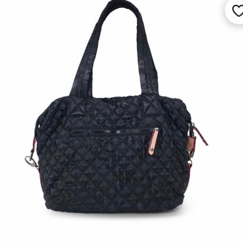 QUILTED LIGHTWEIGHT TOTE NYLON BAG